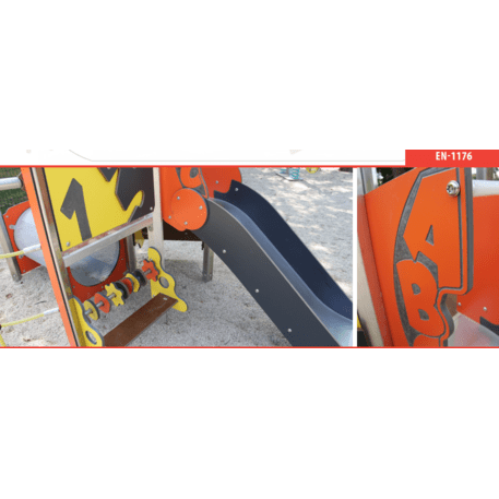 Žaidimų aikštelių kompleksas vaikams nuo 2 metų amžiaus – kolekcija 'MINI / MBG-2164_MI 09-1011-T02'