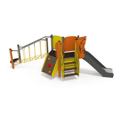 Žaidimų aikštelių kompleksas vaikams nuo 2 metų amžiaus – kolekcija 'MINI / MBG-2184_MI 09-1036-N22'