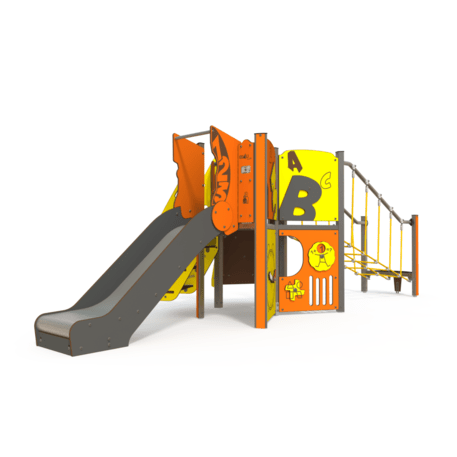 Žaidimų aikštelių kompleksas vaikams nuo 2 metų amžiaus – kolekcija 'MINI / MBG-2184_MI 09-1036-N22'