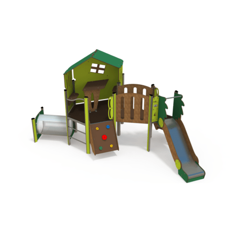Žaidimų aikštelių kompleksas vaikams nuo 2 metų amžiaus – kolekcija 'MINI / MBG-2282_MI 09-2078-P15'