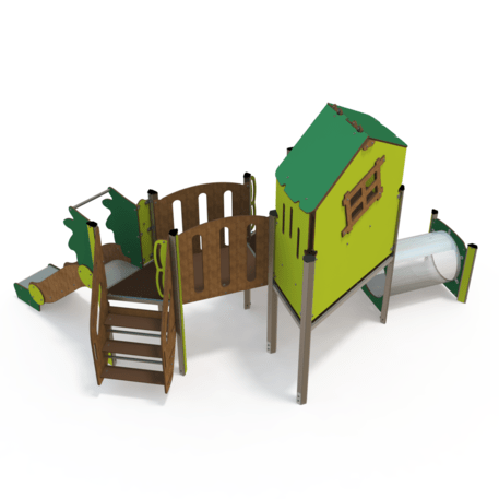 Žaidimų aikštelių kompleksas vaikams nuo 2 metų amžiaus – kolekcija 'MINI / MBG-2282_MI 09-2078-P15'