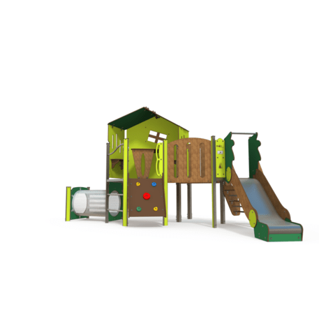 Žaidimų aikštelių kompleksas vaikams nuo 2 metų amžiaus – kolekcija 'MINI / MBG-2282_MI 09-2078-P15'