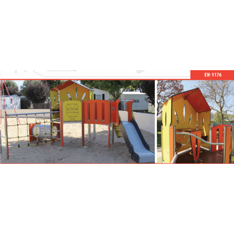 Žaidimų aikštelių kompleksas vaikams nuo 2 metų amžiaus – kolekcija 'MINI / MBG-2282_MI 09-2078-P15'