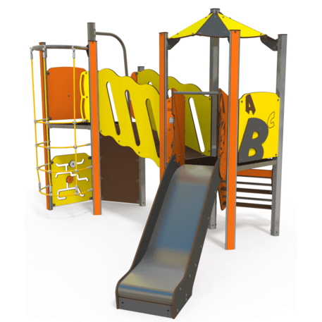 Žaidimų aikštelių kompleksas vaikams nuo 2 metų amžiaus – kolekcija 'MINI / MBG-2214_MI 09-2005-N22'