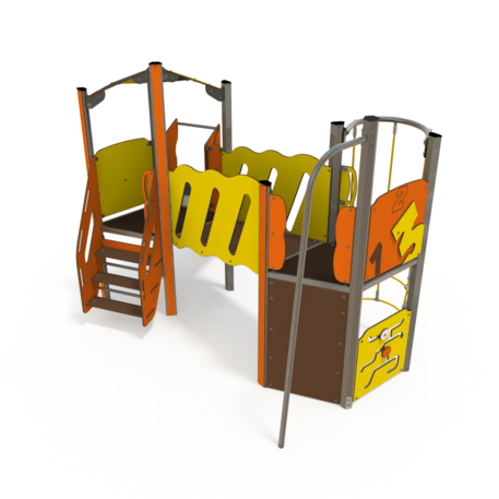 Žaidimų aikštelių kompleksas vaikams nuo 2 metų amžiaus – kolekcija 'MINI / MBG-2214_MI 09-2005-N22'