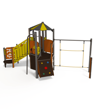 Žaidimų aikštelių kompleksas vaikams nuo 2 metų amžiaus – kolekcija 'MINI / MBG-2224_MI 09-2009-N22'