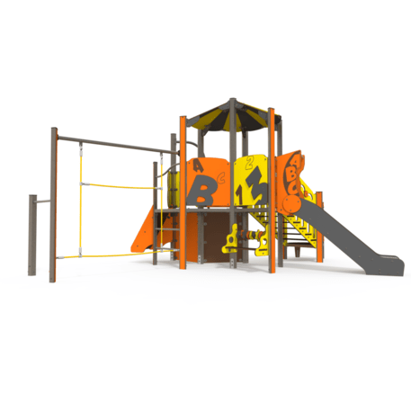 Žaidimų aikštelių kompleksas vaikams nuo 2 metų amžiaus – kolekcija 'MINI / MBG-2224_MI 09-2009-N22'