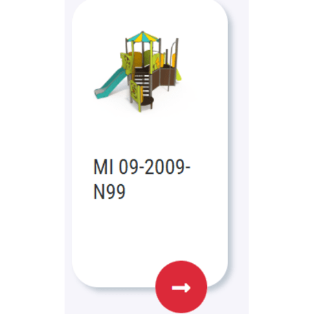 Žaidimų aikštelių kompleksas vaikams nuo 2 metų amžiaus – kolekcija 'MINI / MBG-2224_MI 09-2009-N22'