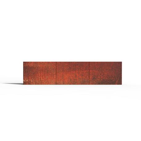 Corten plieno vejos atitvėrimo bortelis, 5 mm storio, aukštis 700 mm 'Premium / STF/24-23-01/MDL'