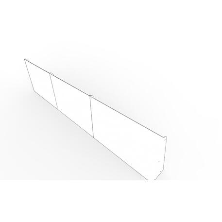 Corten plieno vejos atitvėrimo bortelis, 5 mm storio, aukštis 700 mm 'Premium / STF/24-23-01/MDL'