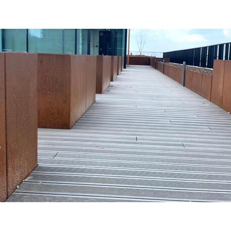 Corten plieno vejos atitvėrimo bortelis, 5 mm storio, aukštis 700 mm 'Premium / STF/24-23-01/MDL'