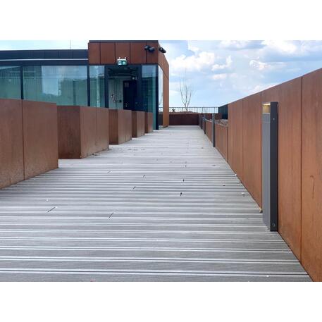 Corten plieno vejos atitvėrimo bortelis, 5 mm storio, aukštis 700 mm 'Premium / STF/24-23-01/MDL'