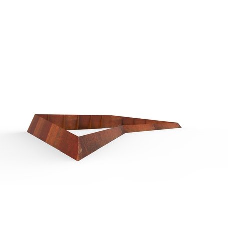 Corten plieno vejos atitvėrimo bortelis, 2;3;5 mm storio, aukštis 300 / 700 mm 'Premium / STF/27-23-02/MDL'