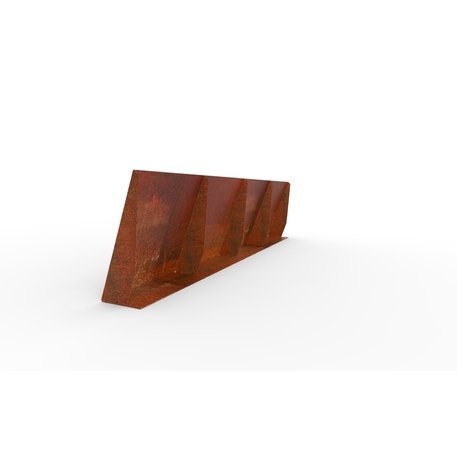 Corten plieno vejos atitvėrimo bortelis, 2;3;5 mm storio, aukštis 300 / 700 mm 'Premium / STF/27-23-02/MDL'