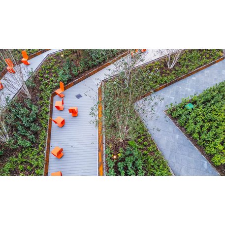 Corten plieno vejos atitvėrimo bortelis, 2;3;5 mm storio, aukštis 300 / 700 mm 'Premium / STF/27-23-02/MDL'