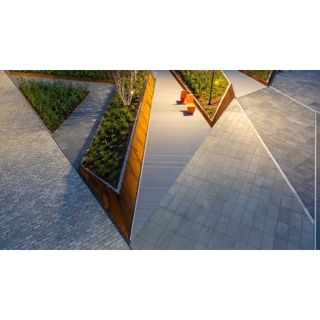 Corten plieno vejos atitvėrimo bortelis, 2;3;5 mm storio, aukštis 300 / 700 mm 'Premium / STF/27-23-02/MDL'