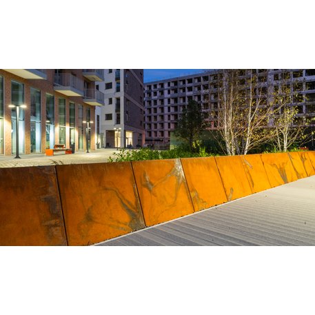 Corten plieno vejos atitvėrimo bortelis, 2;3;5 mm storio, aukštis 300 / 700 mm 'Premium / STF/27-23-02/MDL'