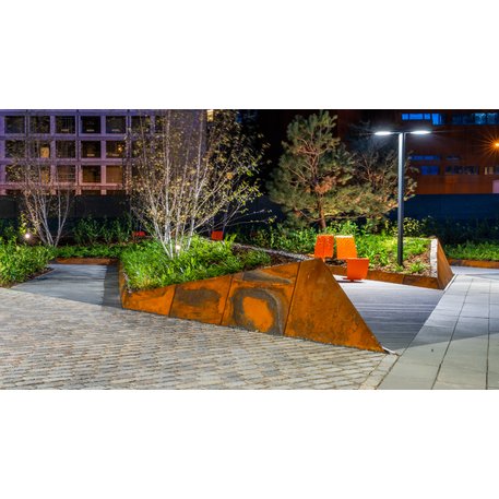 Corten plieno vejos atitvėrimo bortelis, 2;3;5 mm storio, aukštis 300 / 700 mm 'Premium / STF/27-23-02/MDL'