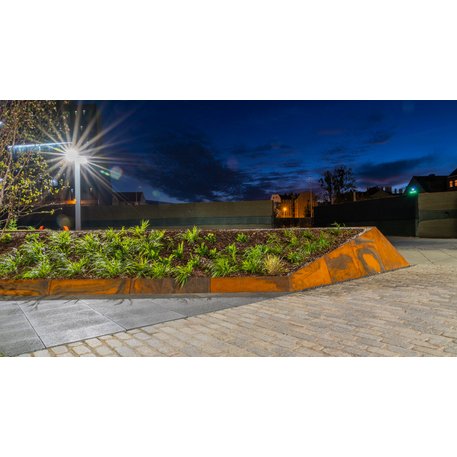 Corten plieno vejos atitvėrimo bortelis, 2;3;5 mm storio, aukštis 300 / 700 mm 'Premium / STF/27-23-02/MDL'