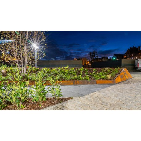 Corten plieno vejos atitvėrimo bortelis, 2;3;5 mm storio, aukštis 300 / 700 mm 'Premium / STF/27-23-02/MDL'