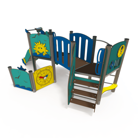 Žaidimų aikštelių kompleksas vaikams nuo 2 metų amžiaus – kolekcija 'MINI / MBG-2290_MI 09-2082-T02'