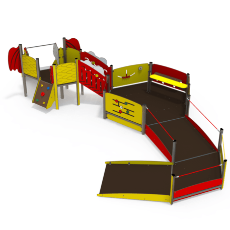 Žaidimų aikštelių kompleksas vaikams nuo 2 metų amžiaus – kolekcija 'MINI / MBG-2297_MI 09-2085-T01'