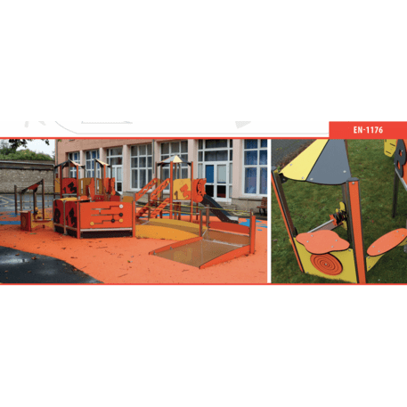 Žaidimų aikštelių kompleksas vaikams nuo 2 metų amžiaus – kolekcija 'MINI / MBG-2297_MI 09-2085-T01'