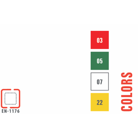 Žaidimų aikštelių kompleksas vaikams nuo 2 metų amžiaus – kolekcija 'MINI / MBG-2297_MI 09-2085-T01'