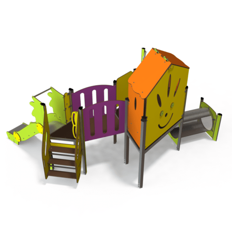 Žaidimų aikštelių kompleksas vaikams nuo 2 metų amžiaus – kolekcija 'MINI / MBG-2235_MI 09-2025-T02'