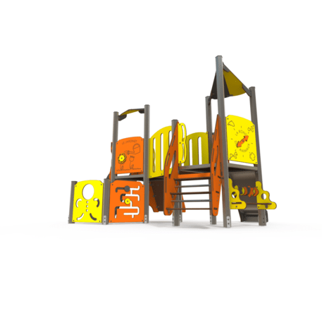 Žaidimų aikštelių kompleksas vaikams nuo 2 metų amžiaus – kolekcija 'MINI / MBG-2237_MI 09-2032-N22'