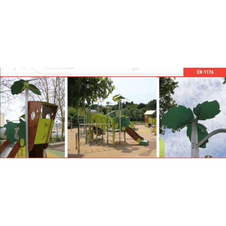 Žaidimų aikštelių kompleksas vaikams nuo 2 metų amžiaus – kolekcija 'MINI / MBG-2306_MI 09-2093-P15'