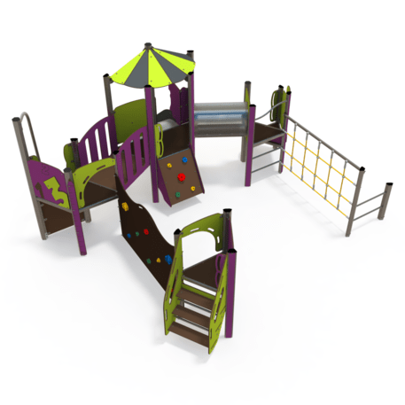 Žaidimų aikštelių kompleksas vaikams nuo 2 metų amžiaus – kolekcija 'MINI / MBG-2341_MI 09-4002-N99'