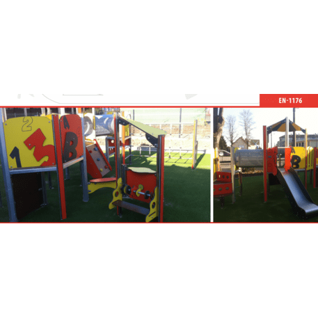 Žaidimų aikštelių kompleksas vaikams nuo 2 metų amžiaus – kolekcija 'MINI / MBG-2341_MI 09-4002-N99'