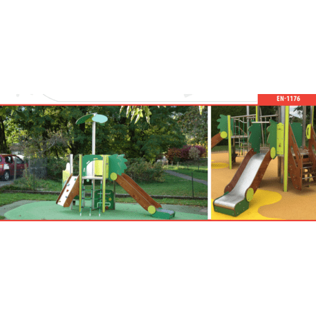 Žaidimų aikštelių kompleksas vaikams nuo 2 iki 10 metų amžiaus – kolekcija 'MAXI / MBG-2349_MA 12-1003-T01'