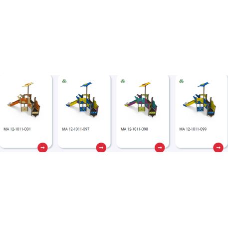 Žaidimų aikštelių kompleksas vaikams nuo 2 iki 10 metų amžiaus – kolekcija 'MAXI / MBG-2358_MA 12-1011-O18'