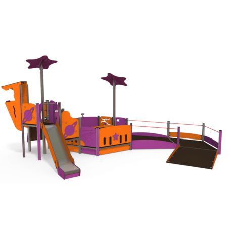 Žaidimų aikštelių kompleksas vaikams nuo 2 iki 10 metų amžiaus – kolekcija 'MAXI / MBG-2367_MA 12-1022-P15'