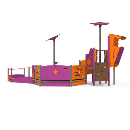 Žaidimų aikštelių kompleksas vaikams nuo 2 iki 10 metų amžiaus – kolekcija 'MAXI / MBG-2367_MA 12-1022-P15'