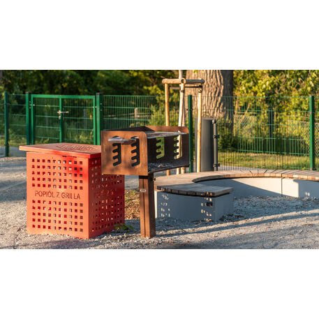 Lauko grilis – kepsninė, skirta viešosioms erdvėms 'Premium Collection / STF/10-03-01/MDL'