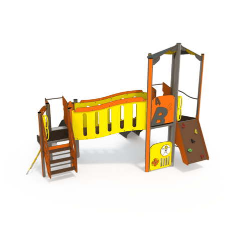 Complesso per parco giochi per bambini dai 2 anni – collezione 'MAXI / MBG-2414_MA 12-2057-N22'