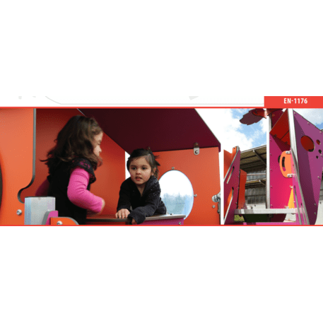 Complesso per parco giochi per bambini dai 2 anni – collezione 'MAXI / MBG-2414_MA 12-2057-N22'