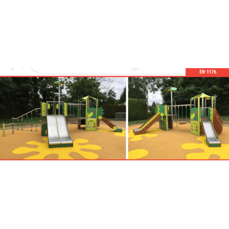 Complesso per parco giochi per bambini dai 2 anni – collezione 'MAXI / MBG-2419_MA 12-2067-T02'