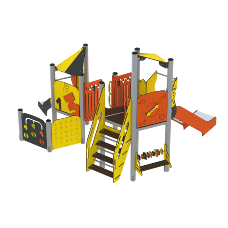 Complesso per parco giochi per bambini dai 2 anni – collezione 'MAXI / MBG-2455_MA 12-2095-N22'