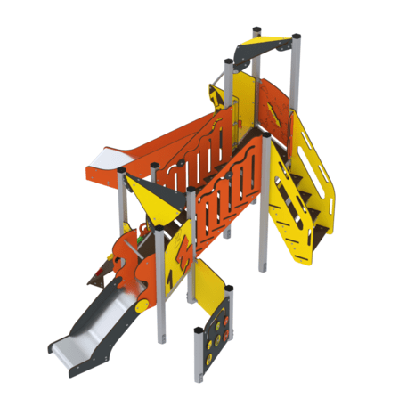 Complesso per parco giochi per bambini dai 2 anni – collezione 'MAXI / MBG-2455_MA 12-2095-N22'