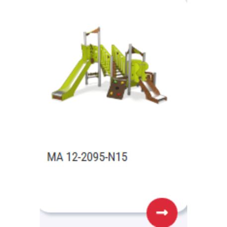 Complesso per parco giochi per bambini dai 2 anni – collezione 'MAXI / MBG-2455_MA 12-2095-N22'