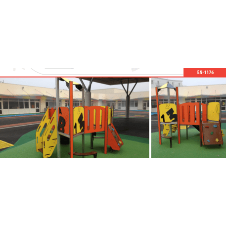 Complesso per parco giochi per bambini dai 2 anni – collezione 'MAXI / MBG-2455_MA 12-2095-N22'