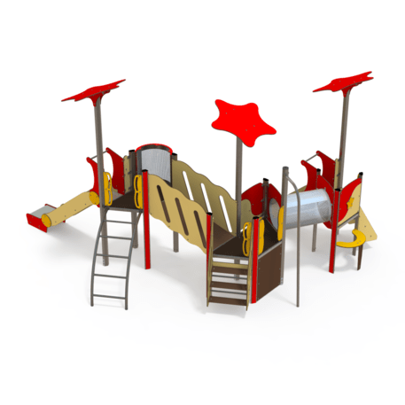 Spielplatzkomplex für Kinder ab 2 Jahren – Kollektion 'MAXI / MBG-2464_MA 12-3007-F01'