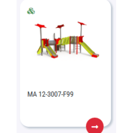 Spielplatzkomplex für Kinder ab 2 Jahren – Kollektion 'MAXI / MBG-2464_MA 12-3007-F01'