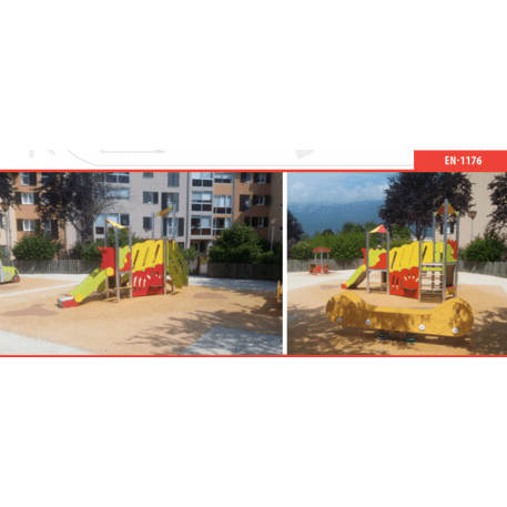 Spielplatzkomplex für Kinder ab 2 Jahren – Kollektion 'MAXI / MBG-2464_MA 12-3007-F01'