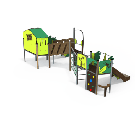 Žaidimų aikštelių kompleksas vaikams nuo 2 iki 10 metų amžiaus – kolekcija 'MAXI / MBG-2480_MA 12-3047-P99'