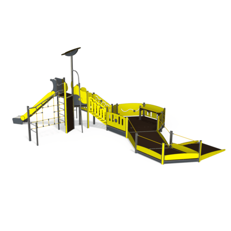Žaidimų aikštelių kompleksas vaikams nuo 2 iki 12 metų amžiaus – kolekcija 'MEGA / MBG-2544_ME 18-2015-I22'
